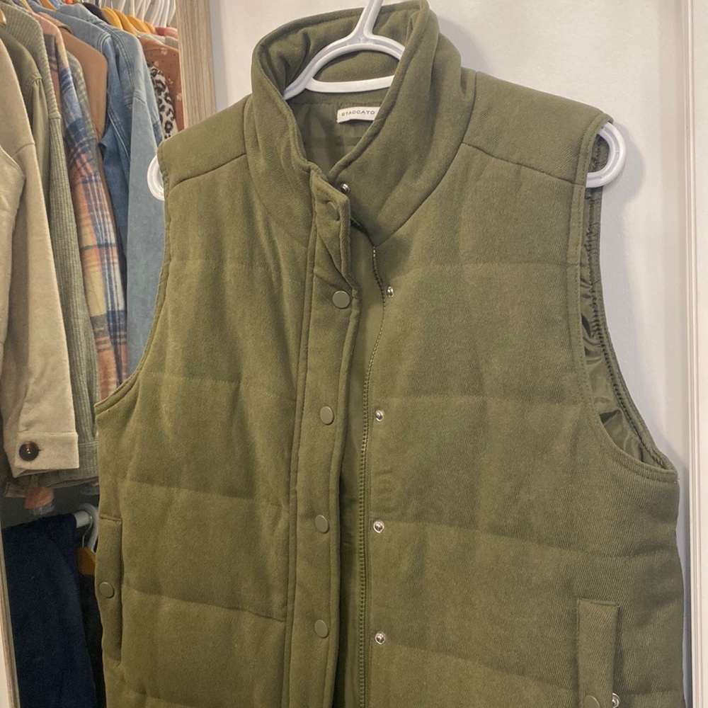 Moss Green Vest